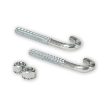 Stainless Steel 304 316 A2 A4 M14*60  White Zinc Plated Carbon Steel Grade 4.8 8.8 10.9 J Bolts